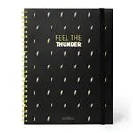 Cuaderno A4 Legami con espiral pautado Flash