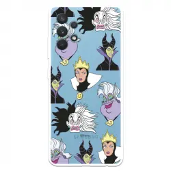 Funda Oficial de Disney Villanas Patrón para Samsung Galaxy A32 4G