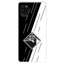 Funda Para Samsung Galaxy A31 Del Académica De Coimbra Escudo Bicolor - Licencia Oficial Académica De Coimbra