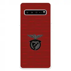 Funda Para Samsung Galaxy S10 Del Escudo Fondo Granate - Licencia Oficial Benfica