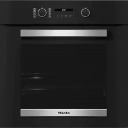 Horno - Miele H 2465 B Active, Multifunción, Parcialmente catalítico, 76 l, 59.5 cm, Perfect Clean, Negro obsidiana