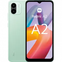 Móvil - Xiaomi Redmi A2, Verde, 32 GB, 2 GB RAM, 6.52" HD+ Dot Drop Display, MediaTek Helio G36, 5000 mAh, Android