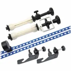 Set De Abrazadera De Tubo Para 1 Rollo De Fondo Mb-11b Bresser