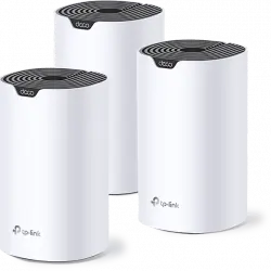 Sistema WiFi Mesh - TP-Link Deco S7, Pack 3, 1900 Mbps, Doble banda, 3x3 MU-MIMO, Ethernet Gigabit, Blanco