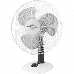 Ventilador de sobremesa - Orbegozo TF 0133 Potencia 40W, 3 Velocidades, Función oscilación