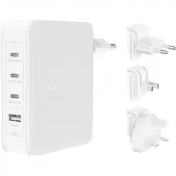 Belkin BoostCharge Pro Cargador de Pared GaN con 4 Puertos PD 140W con 3 Puertos USB-C