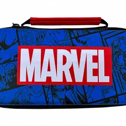 Funda - Disney Marvel Viñeta, Para Nintendo Switch, Switch Lite, OLED, Azul