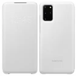 Funda Led View Cover Original Samsung Para Samsung Galaxy S20 Plus – Blanco