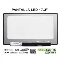 Pantalla Led De 17.3" Para Portátil Nv173fhm-n49 Nv173fhm-n46 Fhd 30 Pines Ips