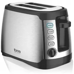 TM Electron Tostador 2 Rebanadas XXL 800W Inox