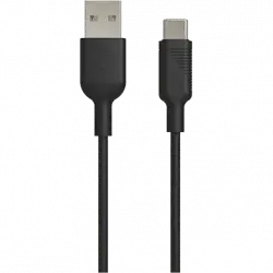 Cable USB - Muvit MCUSC0012, USB-A, USB-C, Universal, 1.20m, Negro