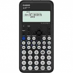 Calculadora científica - Casio FX-82SPCW, Más de 300 funciones, Unidades ángulo, Pantalla LCD, Negro