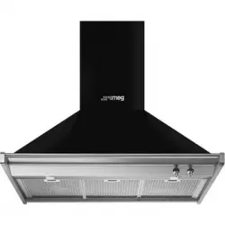 Campana Smeg Kd90hne 3 Velocidades 815m3/h Negro A+