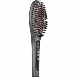 Cepillo alisador - Cecotec Bamba InstantCare 1100 Smooth Brush, Tecnología ProIonizer, 220º, 61 púas, Cerámica, Gris