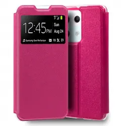 Cool Funda Flip Cover Tipo Libro Liso Rosa para Xiaomi Redmi Note 13 Pro 5G