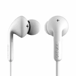 Defunc + Music Auriculares Con Cable Jack 3,5 Mm Blancos