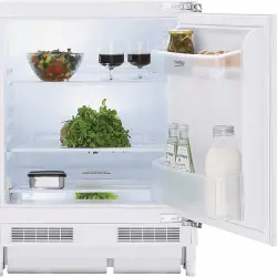 Frigorifico bajo encimera - Beko BU1103N, Integrable, Cíclico, 81.8 cm, 128 l, Blanco