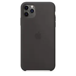 Funda de silicona Apple Negro para iPhone 11 Pro