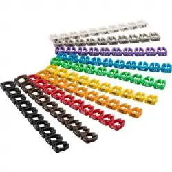 Goobay Marcador Numérico para Cables 6mm Multicolor Pack 100 Unidades