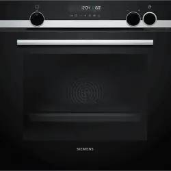 Horno - Siemens HR538ABS1, Vapor, 9 funciones, 71 L, Función CoolStart, 30 recetas, Acero inox