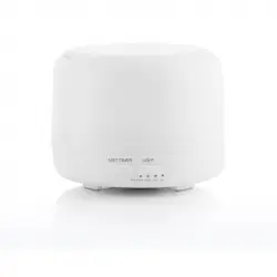 InnovaGoods Humidificador Difusor de Aromas con Luz LED 300ml Multicolor