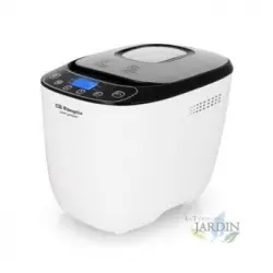 Panificadora Orbegozo. Potencia 550w. Selección Del Tamaño Del Pan 0,7 Kg - 1 Kg. Temporizador Hasta 13 Horas.