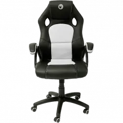 Silla gaming - Nacon CH-310, Ergonómico, Altura regulable, Máximo 110 kg, 5 ruedas, Blanco