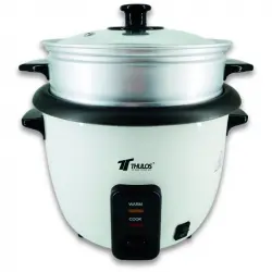 Thulos TH-RK15 500W Arrocera Eléctrica 1.5L 5-6 Raciones 500W Blanco