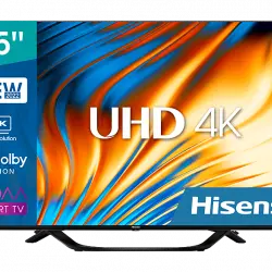 TV LED 55" - Hisense 55A63H, UHD 4K, VIDAA U 5.0, HDMI 2.1, Dolby Vision, HDR10+, Control de voz, Negro