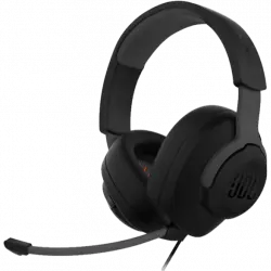 Auriculares gaming - JBL Quantum 100, Diadema, Multiplataforma, Jack 3.5mm, Negro