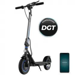 Cecotec Bongo D20 XL Connected Patinete Eléctrico 10" 630W Homologado DGT Negro