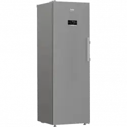 Congelador vertical - Beko B5RMFNE314W, 286 l, 187 cm, Display, Congelación rápida, Inox