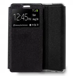 Cool Funda Flip Cover Liso Negro para Samsung Galaxy Note 20