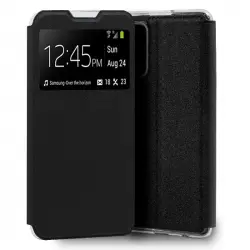 Cool Funda Flip Cover Liso Negro para Xiaomi Mi 10T/Mi 10T Pro