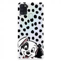 Funda Oficial de Disney Cachorro Manchas 101 Dálmatas para Samsung Galaxy A21S