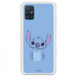 Funda Oficial de Disney Stitch Azul para Samsung Galaxy A51