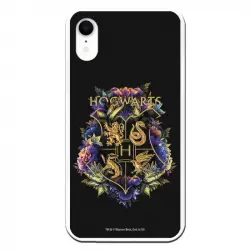 Funda Oficial de Harry Potter Hogwarts Floral para iPhone XR