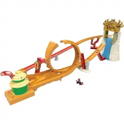 Mattel Hot Wheels Super Mario Bros: La Película Set Juego de Carrera en la Selva