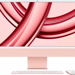 Apple iMac (2023), 24" Retina 4.5K, Chip M3, CPU de 8 núcleos, GPU GB RAM, 256GB SSD, macOS Sonoma, Rosa