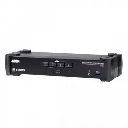 Aten CS1824 Conmutador KVM 4 Puertos USB 3.0/HDMI Negro
