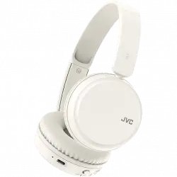 Auriculares inalámbricos - JVC HAS36WWU, Diadema, Bluetooth 5.2, Autonomía 35 h, Micrófono, Blanco