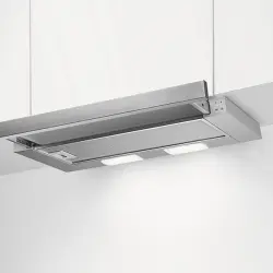 Campana extraíble - Electrolux LFP226S, 3 velocidades, 330 m³/h, 60 cm, LedLights, Inox