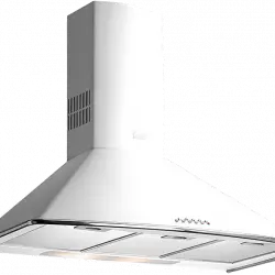 Campana - Teka DM 775 Wh, Decorativa, 70 cm, 603 m³/h, 280 W, 67dB, 2x luces LED, Blanco