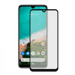 Contact Protector Pantalla Cristal Templado Negro para Xiaomi Mi A3