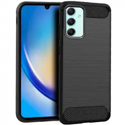 Cool Funda Carbón Negro para Samsung A346 Galaxy A34 5G