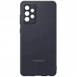 Funda - Samsung EF-PA725TBE, Para Galaxy A72, Silicona, Trasera, Negro