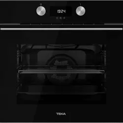 Horno - Teka HLB 8400 BK, Multifunción, Limpieza por agua, 70 l, 60 cm, Calentamiento rápido, Negro