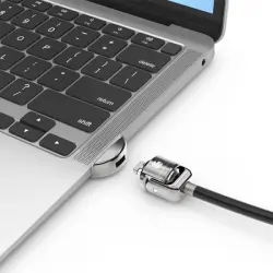 Maclocks Cable Antirrobo Candado con Llave para MacBook Air 2019/2020 Plata