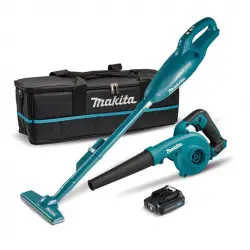 Makita CLX245SAX1 Kit Combo Aspiradora CL108FDZW + Soplador UB100DZ