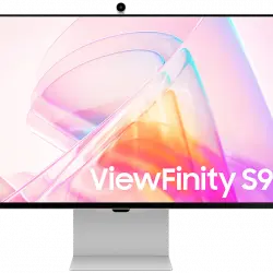Monitor - Samsung ViewFinity S9 LS27C902PAUXEN, 27", 5K Ultrawide, 5ms, 60 Hz, Camara, WiFi, Bluetooth, Plata